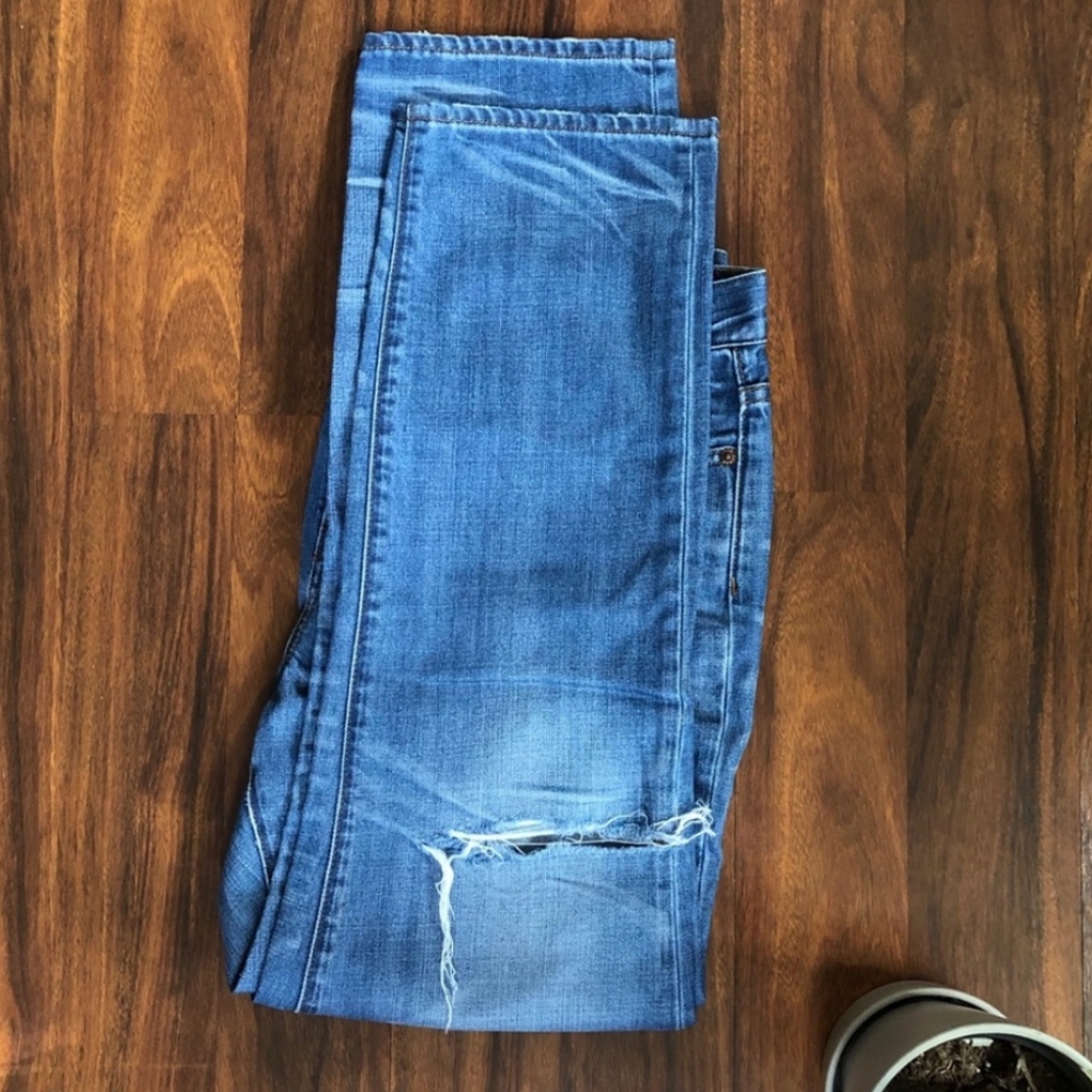 JCrew distressed boyfriend jeans - Picture 2 of 5